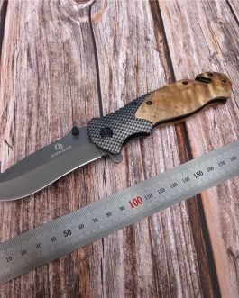 Gray Steel Folding Knife