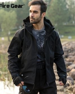 Military Jacket Hooded Windbreaker