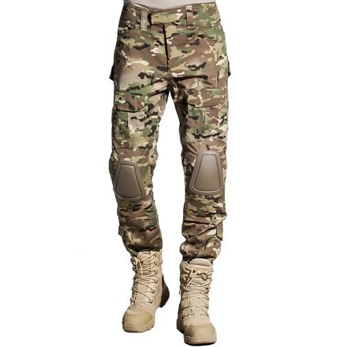 Camouflage Pant With Knee Pads - Image 3