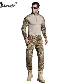 Camouflage Pant With Knee Pads