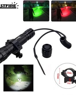 White/Green/Red LED Hunting Flashlight