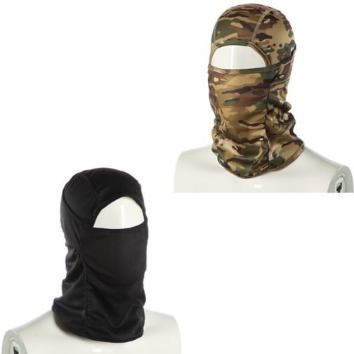 2 Hole Full Face Cover Mask Balaclava Knit Hat Tactical CS Winter Ski Cycling Mask Beanie 5